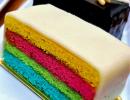 Holi recipe: How to make a colourful Battenberg cake