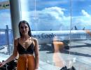 This lady was told to 'cover up' for wearing a bralette on flight