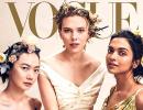 Deepika Padukone, Scarlett Johansson on Vogue cover