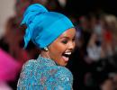 At 21, hijabi model Halima Aden turns designer