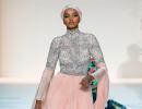 Model who made hijabs fashionable quits runway