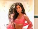 Desi girl! Katrina flashes toned abs in a pink lehenga