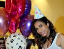 Sophie Choudry celebrates her pet's birthday in style