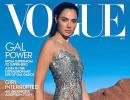 Supermom Gal Gadot shines in a silver dress