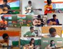 SEE: Jana Gana Mana on the guitar