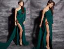 Oomphalicious! Nushrat wore the SEXIEST high-slit ever