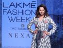 Unbelievable! Sania flaunts fit bod on the runway