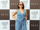 Who is this off-ramp hottie at Lakme Fashion Week?