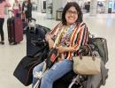 Wheelchair bound, she's travelled solo to 58 countries