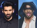 SEE: Aditya, Prateik have fun on the ramp!