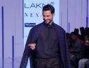 Kunal does a smooth moonwalk on the runway