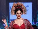 Ooh la la! Amyra Dastur looks glamorous in red