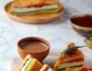 I-Day Recipe: Tiranga Barfi. Bread Pakoda