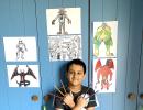 SEE: He draws, teaches and he's only 9!