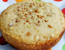 Recipe: Eggless Rava Cake