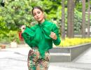 Hina's Cool Green Monsoon Style