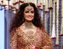 Dia's 75-Day STUNNING Gold Lehenga