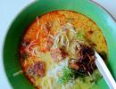 Vegetable Singapore Curry Laksa Soup