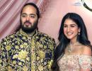 Radhika, Anant Glowed In Gold