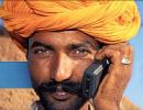 543 million telephone users in India