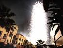 Dazzling fireworks light up world's tallest tower