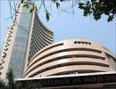 Sensex down 56 pts, snaps 6-day rally