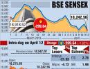 Sensex ends at 7-month low; Infosys plummets