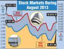 Infographic: Stock markets during August 2013