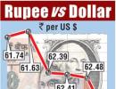 Rupee falls to its weakest in 2 months