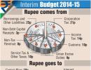 Infographics: How the rupee comes and goes in a budget