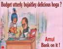 Amul's witty advertisements on Budget, economy