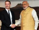 Mark Zuckerberg meets Modi, plans to bridge digital divide