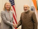 Modi meets American CEOs over breakfast; pitches India story