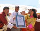 Bhutan team enters Guinness record for green initiative