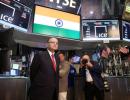 Jaitley rings the closing bell at New York Stock Exchange