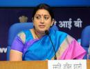 Creating jobs is Smriti Irani's biggest challenge