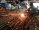 Manufacturing at 6-mth low, bis sentiment hits a high