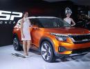 Kia showcases concept SUV made for India