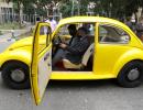 Vintage Beetle gets new life as electric car