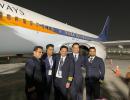 Jet Airways conducts test flight in Hyderabad