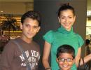 Spotted: Gauhar Khan in Delhi