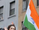 Preity Zinta, Sridevi cheer for India in New York