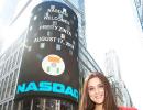 Preity Zinta rings Nasdaq bell