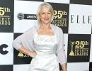 Dame Helen Mirren poses topless