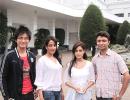 Spotted: Riya, Raima and Chang in Colombo