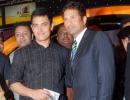 Pix: When Aamir met Sachin Tendulkar