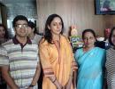 Spotted: Hema Malini in Pune