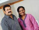 Spotted: Mohanlal in Kochi