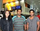 Spotted: Kajal Agarwal, Allu Arjun in Hyderabad