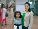 Spotted: Prachi Desai at Indore airport